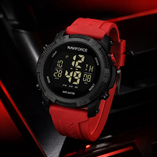RELOJ NAVIFORCE  DEPORTIVO NF7104 ROJO